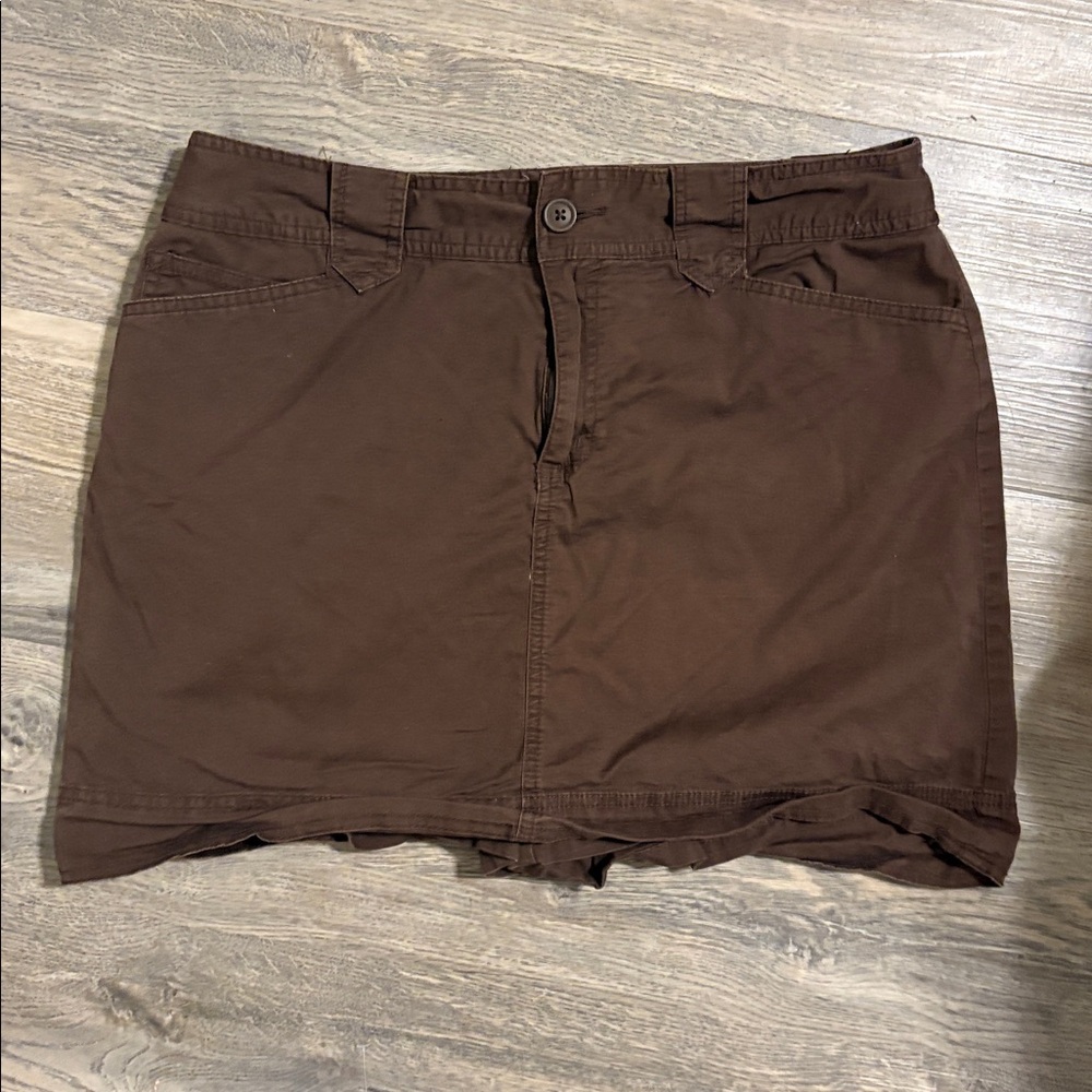 St. John's Bay Brown Women’s skirt with shorts inside